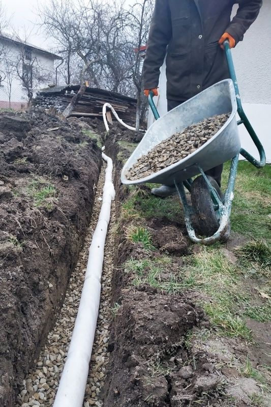 Irrigation Trenching in Houston, TX
