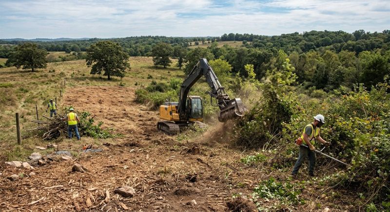 Building Site Clearing in Gwinnett County, GA