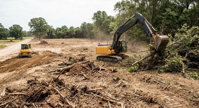 Commercial Land Clearing in Gwinnett County, GA
