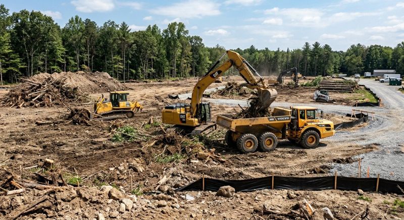 Commercial Lot Clearing in Gwinnett County, GA