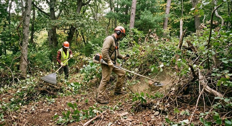 Pine Tree Clearing in Houston, TX